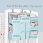 Crib Organizer Factory - 3-in-1 Hanging Diaper Caddy Portable