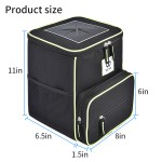 Car Cooler Bag Supplier - Insulated Hanging Car Garbage Bin with Lid