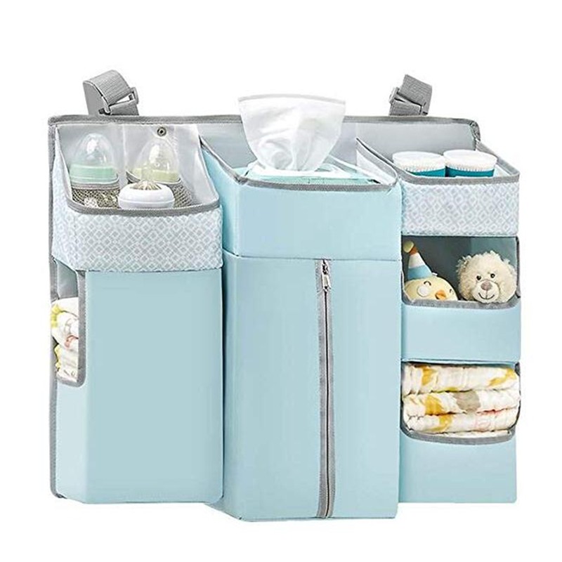 Nursery Organizer Supplier - Multi-functional Crib Hanging Change Bag