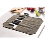 Knife Roll Supplier - Waxed Canvas Cutlery Holder Chef's Bag