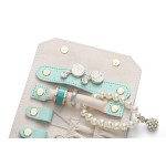 Jewelry Case Supplier - Portable Rolling Vegan Leather Travel Bag