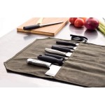Knife Roll Supplier - Waxed Canvas Cutlery Holder Chef's Bag