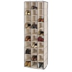 Shoe Organizer Supplier - 30 Section Hanging Closet Shelves Custom