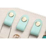 Jewelry Case Supplier - Portable Rolling Vegan Leather Travel Bag