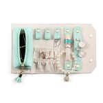 Jewelry Case Supplier - Portable Rolling Vegan Leather Travel Bag