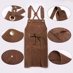 Tool Apron Manufacturer - Custom Mens Waxed Canvas Utility Shop Apron