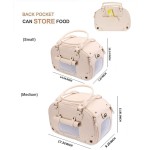 Luxury Pet Bag Supplier - Leather Tote Handbag for Dog Cat Travel