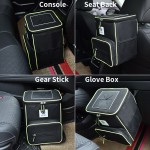 Car Cooler Bag Supplier - Insulated Hanging Car Garbage Bin with Lid