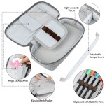 Pencil Pouch Factory - Oxford Cloth Desk Organizer Big Capacity Zipper