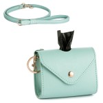 Dog Bag Factory - PU Leather Poop Bag Holder Leash Attachment