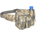 Fishing Bag Supplier - Camouflage Tactical Fanny Pack with Bottle Pocket
