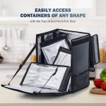 Food Delivery Backpack Supplier - Custom Cooler with Adjustable Dividers