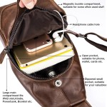 Sling Bag Factory - Vintage Crossbody Day Pack for Men Women