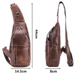 Sling Bag Factory - Vintage Crossbody Day Pack for Men Women