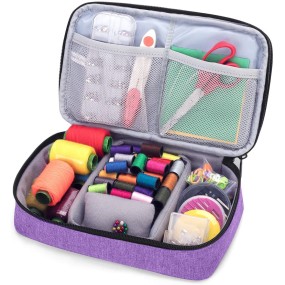Sewing Kit Supplier - Double-Layer Zipper Crochet Needles Organizer