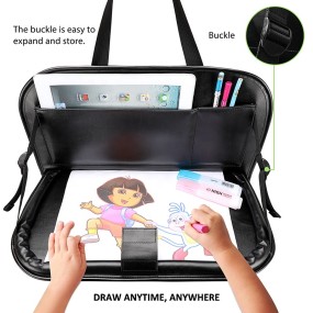 Car Protector Factory - PU Vegan Leather Kick Mats Storage Organizer