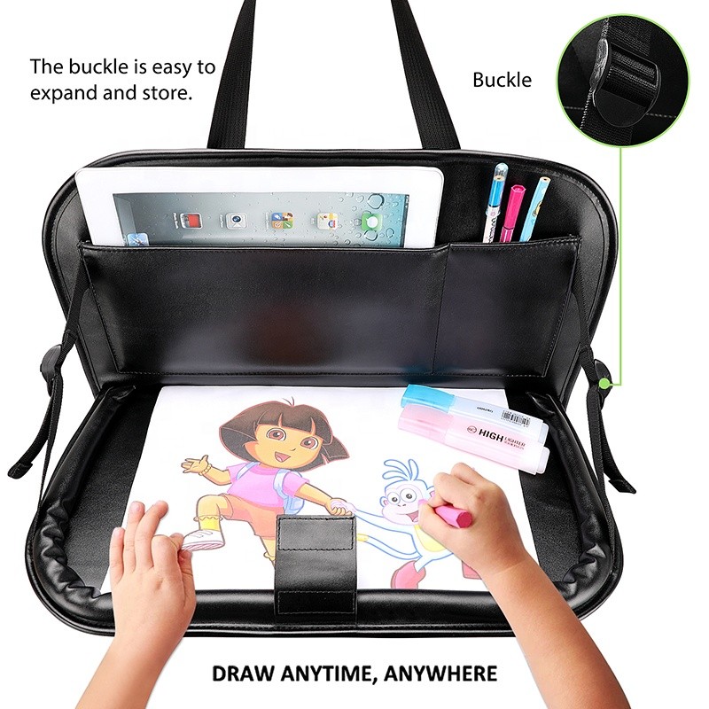 Car Protector Factory - PU Vegan Leather Kick Mats Storage Organizer