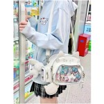 Cat Backpack Supplier - Custom PVC Lining School Girls Ita Bag