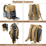 Camera Backpack Manufacturer - OEM Custom Waterproof DSLR Bag Large Capacity