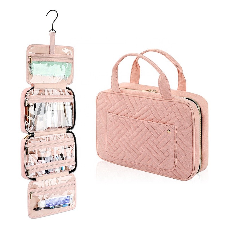 Cosmetic Bag Manufacturer - Ladies Fashion Hanging Toiletry Organizer