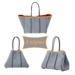Beach Bag Factory - Neoprene Tote with Inner Pocket Movable Board