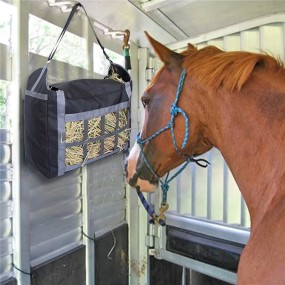 Hay Storage Bag Supplier - Custom Horse Feeding Bale Bag with Strap