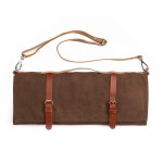 Knife Bag Manufacturer - Handmade 12oz Waxed Canvas Leather Stores 10