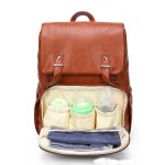 Diaper Backpack Factory - PU Leather Multi-Function Maternity Bag