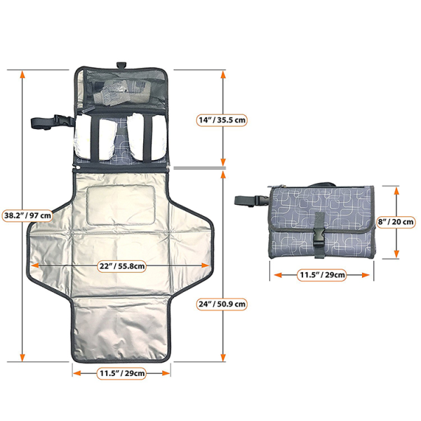 Changing Pad Factory - Portable Clutch Bag Lightweight Travel Mat