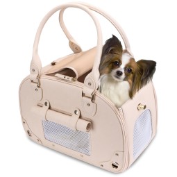 Luxury Pet Bag Supplier - Leather Tote Handbag for Dog Cat Travel