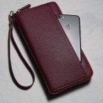 Travel Wallet Factory - Foldable Saffiano Leather Credit Card Case