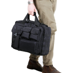 Laptop Bag Factory - Multi-functional Nylon Tactical Briefcase Pilot