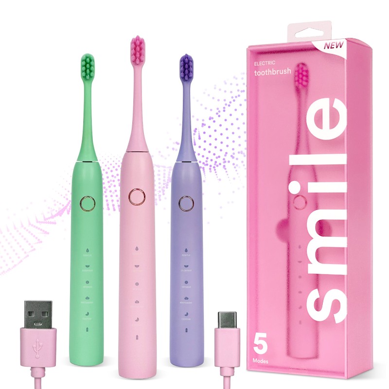 Electric Toothbrush Manufacturer - 5 Modes Rechargeable