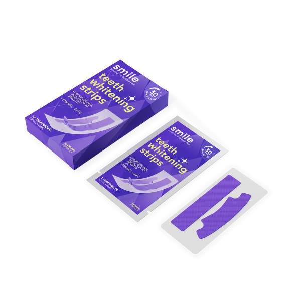 PAP Teeth Whitening Strips Manufacturer - Purple & Non Sensitive