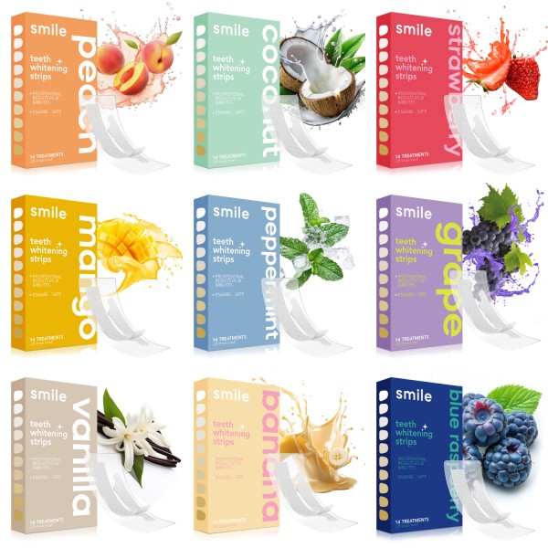 Non Peroxide Teeth Whitening Strips Manufacturer - Fruit Flavor