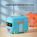 Snack Container Supplier - Cartoon Car Shape Portable Powder Storage Box