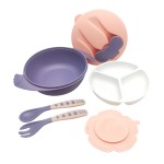Baby Cutlery Set Supplier - BPA Free Suction Bowl with Pattern for Infants