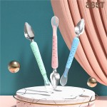 Kitchen Tool Supplier - Double Head Stainless Steel Fruit Scraper Multi-function