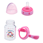 Baby Milk Bottle Manufacturer - OEM 2oz BPA Free Glass Bottle for Newborns