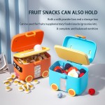 Snack Container Supplier - Cartoon Car Shape Portable Powder Storage Box