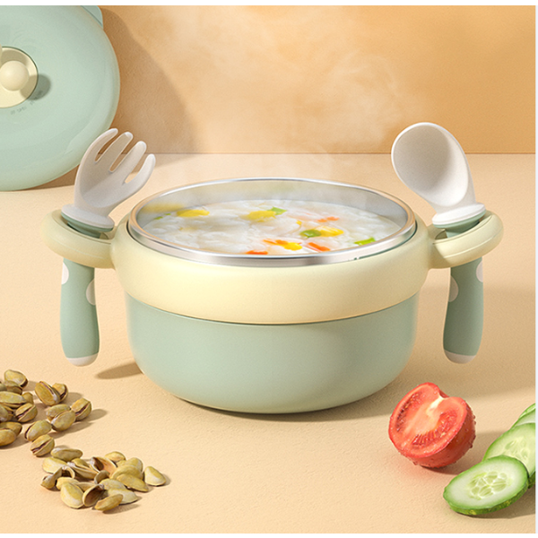 Insulated Bowl Factory - Stainless Steel Water-Filled Washable Baby Bowl