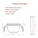 Baby Snack Cup Factory - Waterproof Non-Slip Multi Function Snack Container