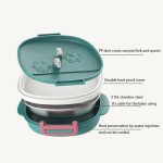 Baby Lunch Box Supplier - Vacuum Stainless Steel Food Container for Girls