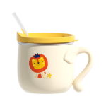 Infant Sippy Cup Manufacturer - BPA Free Stainless Steel Thermal Cup with Straw