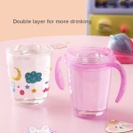 Baby Straw Cup Manufacturer - 230mL Double-layer Big Mouth