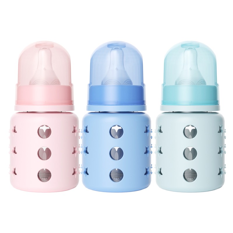 Glass Baby Bottle Supplier - BPA Free 60mL Anti Broken