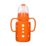 Mini Glass Baby Bottle Manufacturer - 120ml Unbreakable with Cover