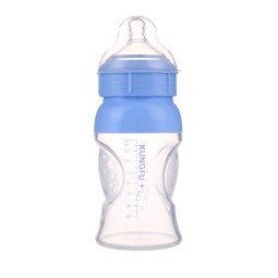 Silicone Baby Milk Bottle Supplier - 180ml Wide Neck Food Grade