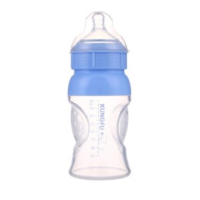 Silicone Baby Milk Bottle Supplier - 180ml Wide Neck Food Grade
