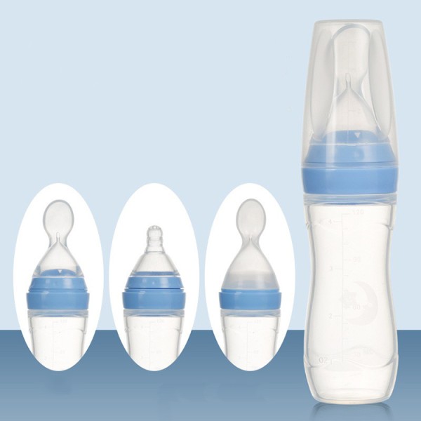 Baby Squeeze Food Bottle Manufacturer - 90ml BPA Free Silicone